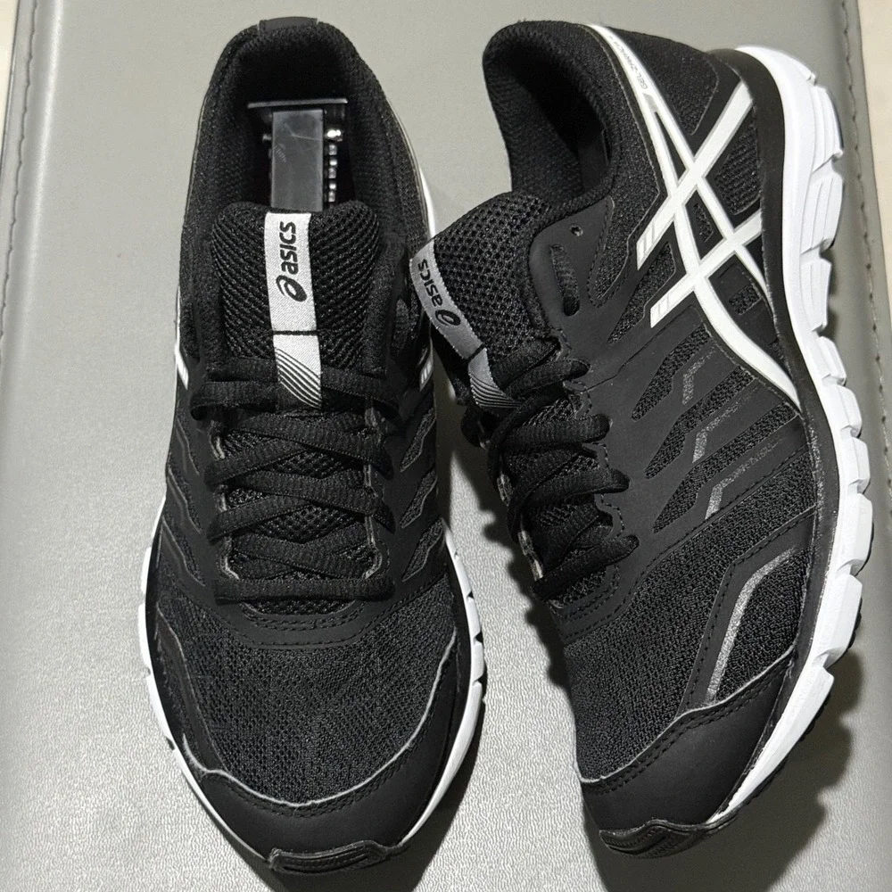 Asics Gel-Zaraca 4 Women's Running Shoes Black White T5K8N Size 6